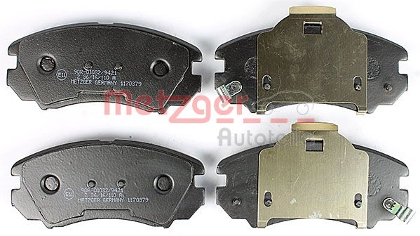 METZGER 1170379 Bremsbelagsatz, Scheibenbremse